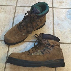 TheGreatLakes Camo Boots • men's size 13 • heavy duty work boots